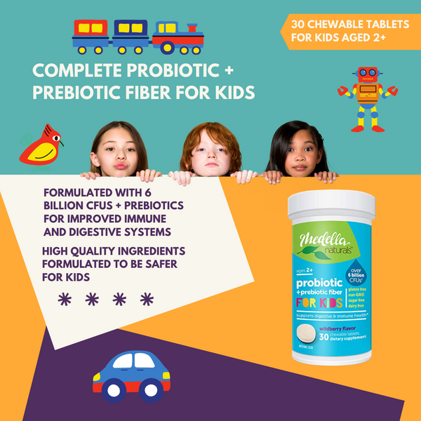 Children's Chewable Probiotic - 4 Strain / 6 Billion CFU