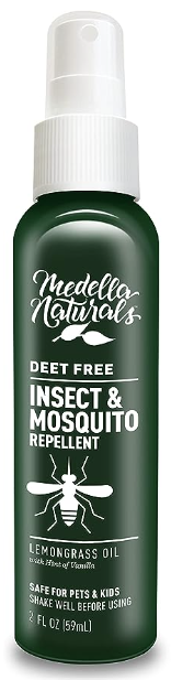 Medella Naturals Plant Based DEET Free Insect & Mosquito Repellent (2oz.)