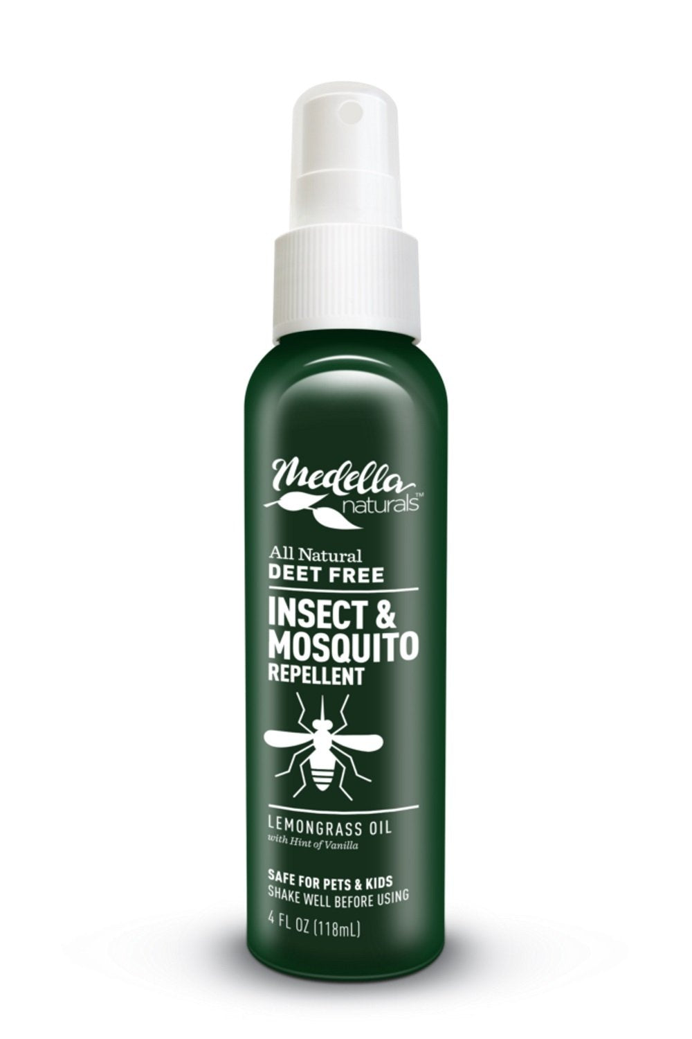 Medella Naturals Plant Based, DEET Free Insect & Mosquito Repellent (4oz.)